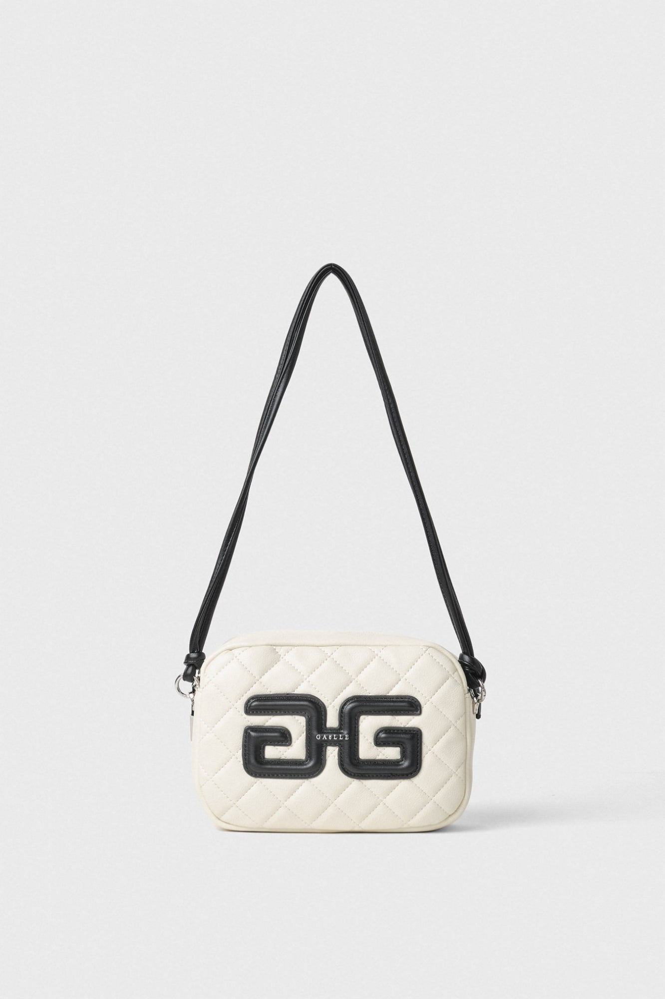 Gaelle borsa a tracolla bianca e nera