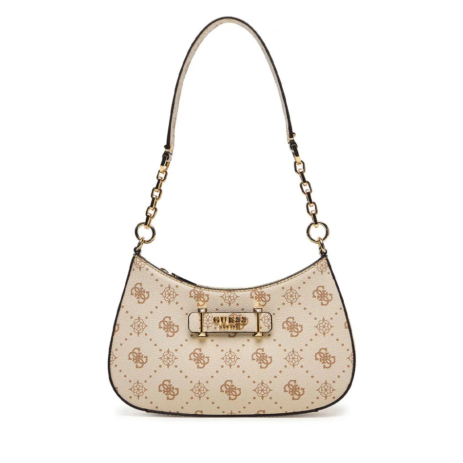 Guess Borsa a Spalla Emelie Logo Vanilla Logo GP992818