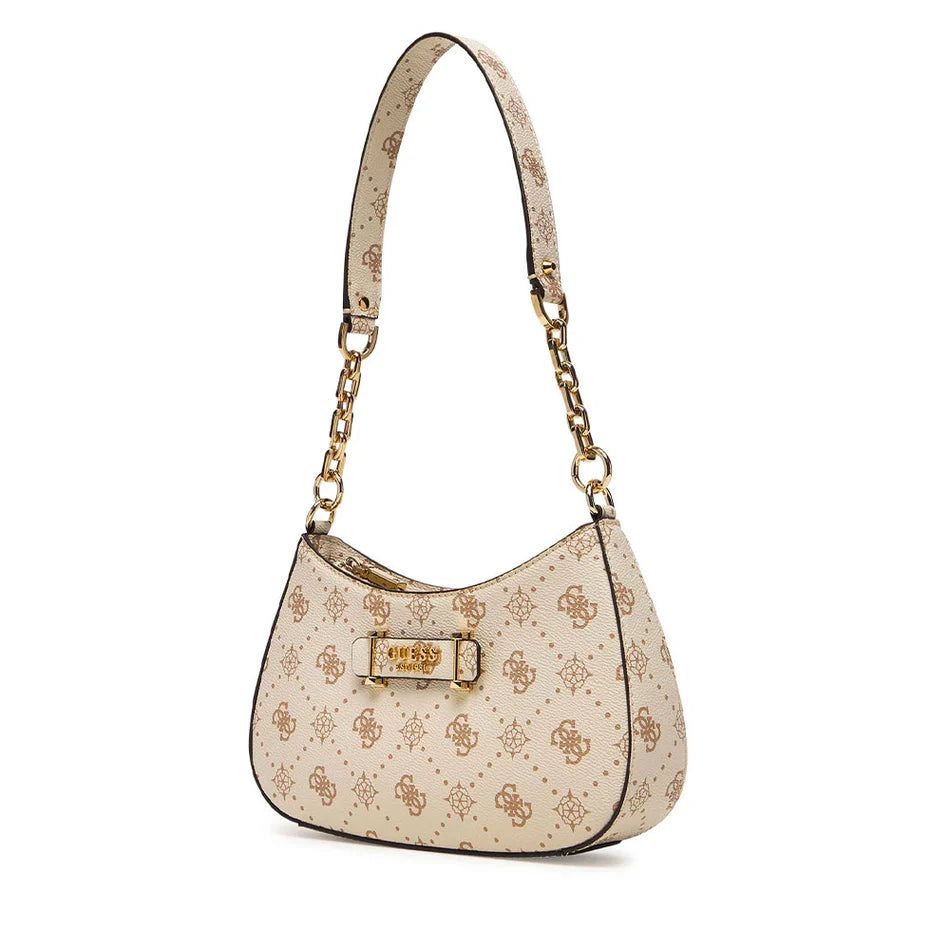 Guess Borsa a Spalla Emelie Logo Vanilla Logo GP992818