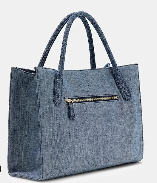 Guess Borsa A Mano Jodi Denim Multi DM976922