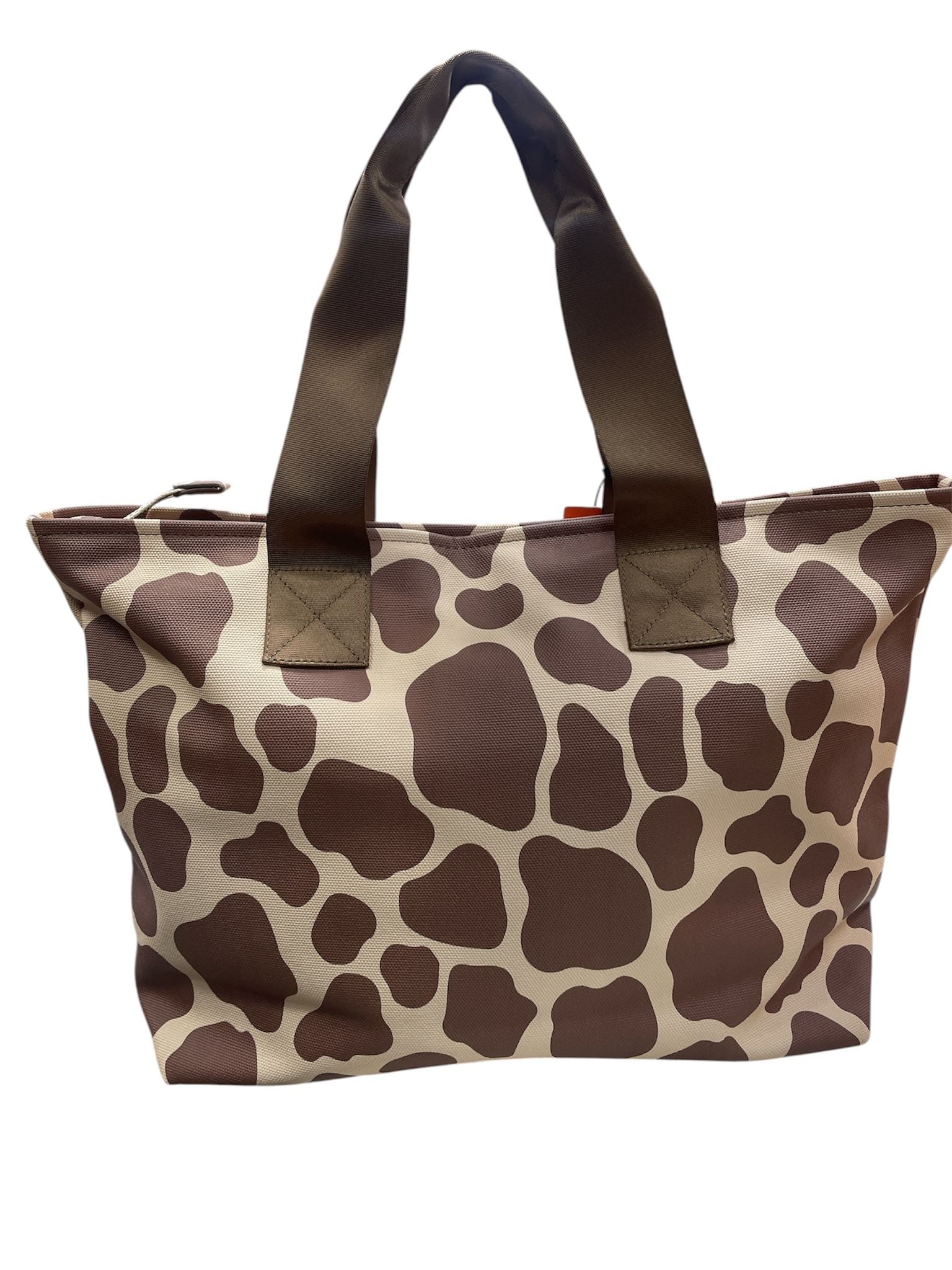 Kuvè Borsa Mare Marrone Leopard