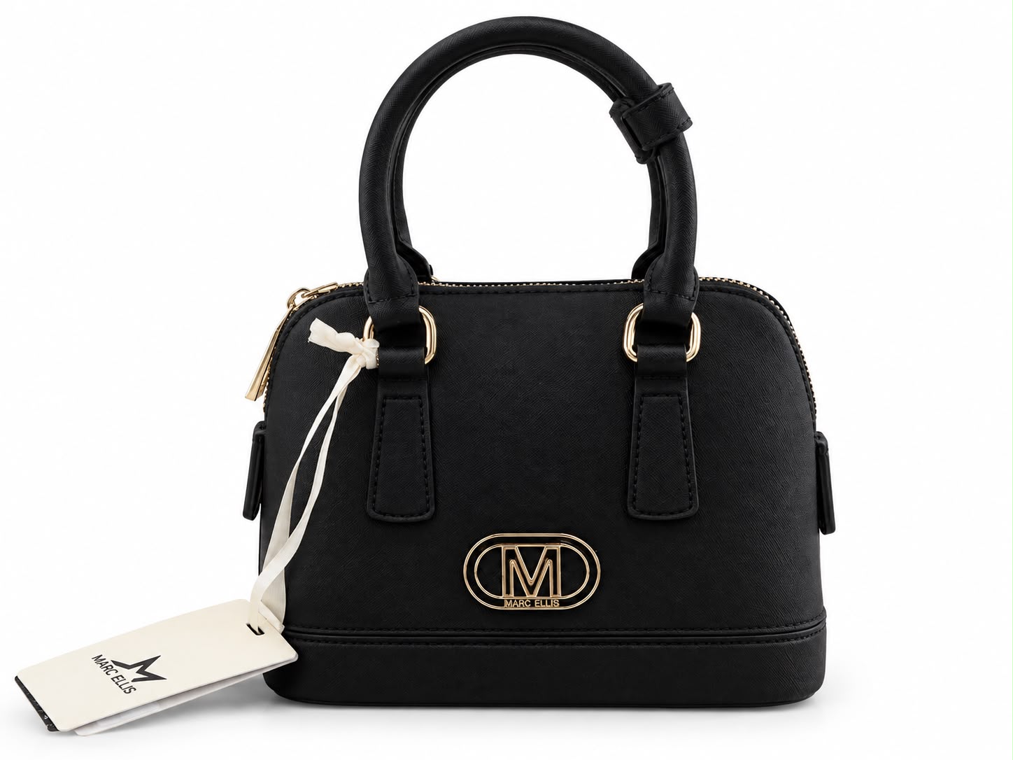 Marc Ellis Borsa A Mano/ Tracolla Flat Maddy Black/Gold