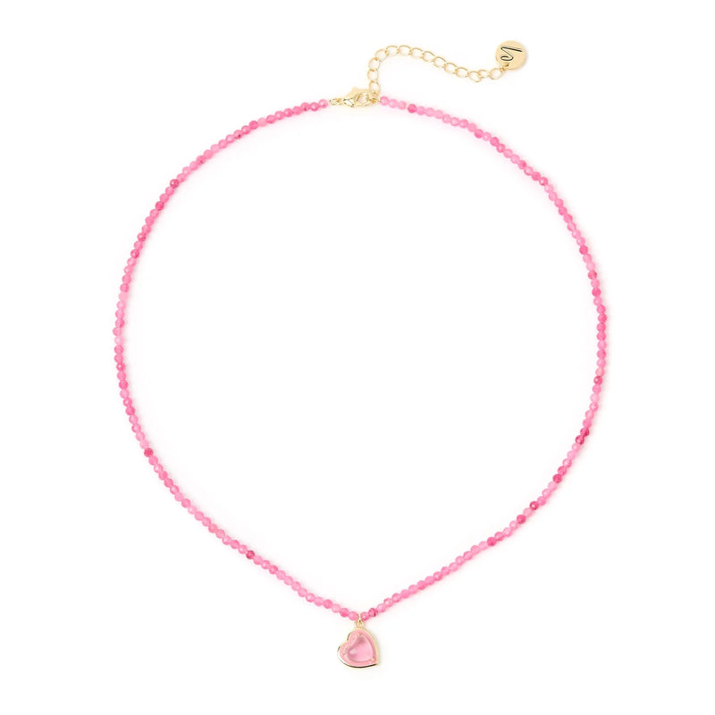 Sodini Bijoux Girocollo perline e cuore Candy Love - Rosa 900645