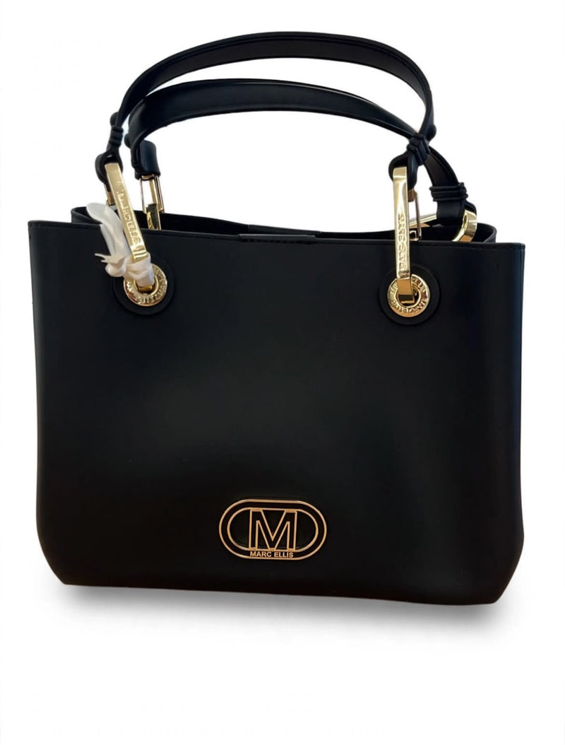 Marc Ellis Borsa A Mno/Tracolla Flat Flat Kira S Dark Black/Gold