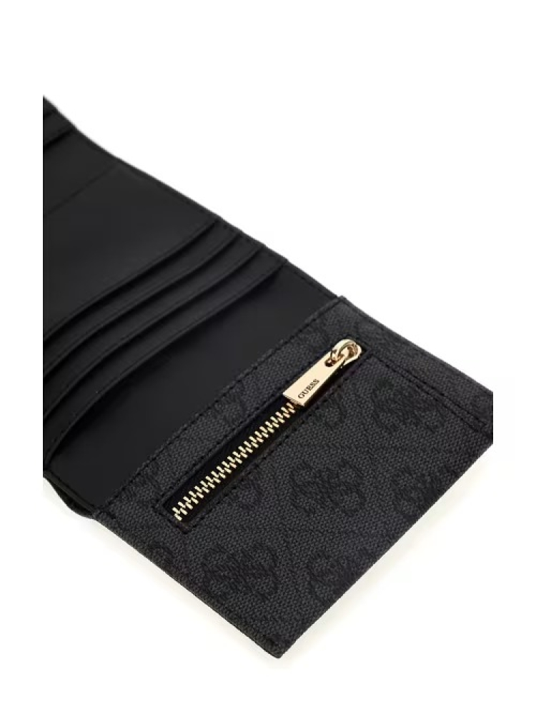Guess Portafoglio Mini Laurel II Logato Nero