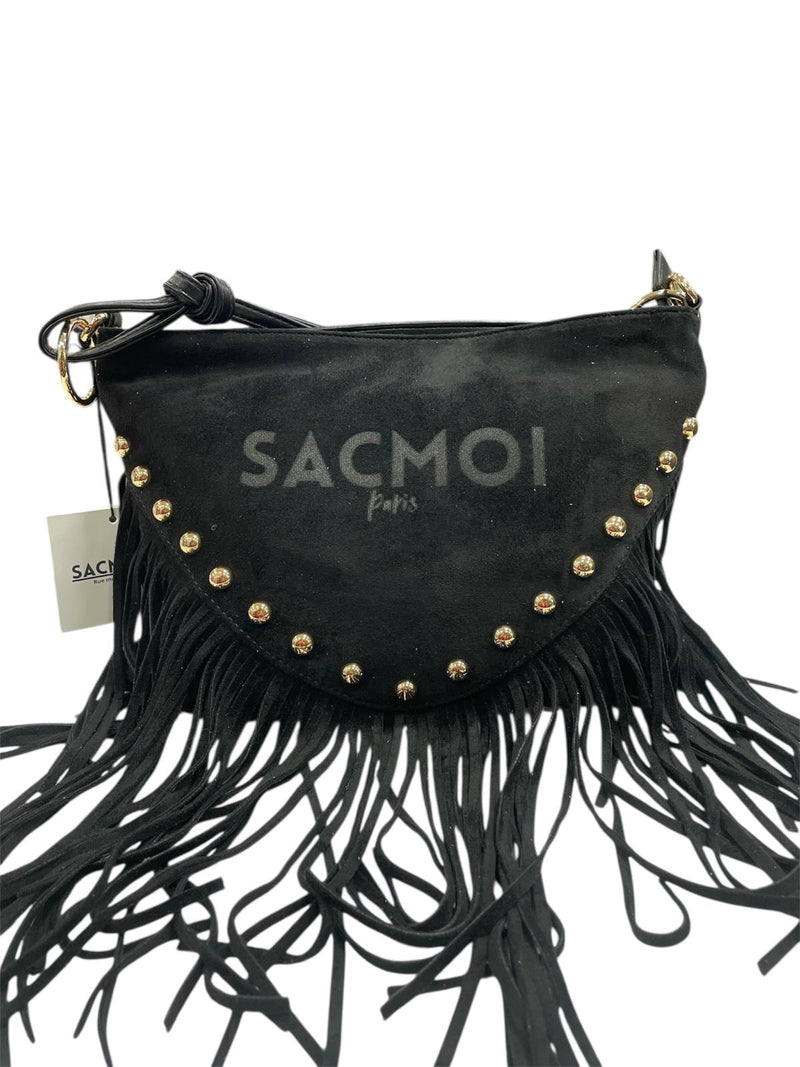 Sacmoi Borsa A Spalla/Tracolla Nero Maya