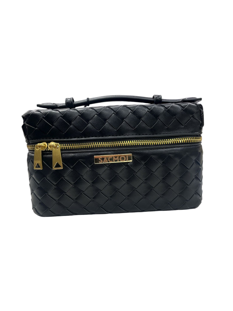 Sacmoi Borsa a Mano/Tracolla Nero Selene