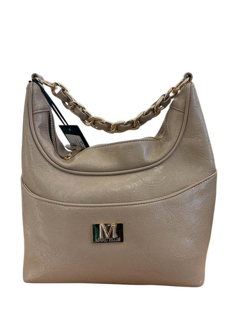 Marc Ellis Borsa A Spalla Bryana Bag M Taupe