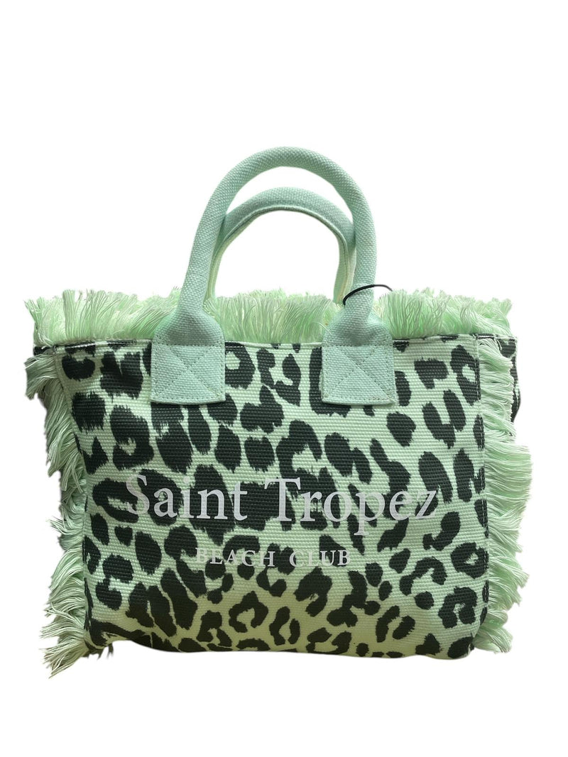 Kuvè Borsa Piccola Mare Menta Leopard