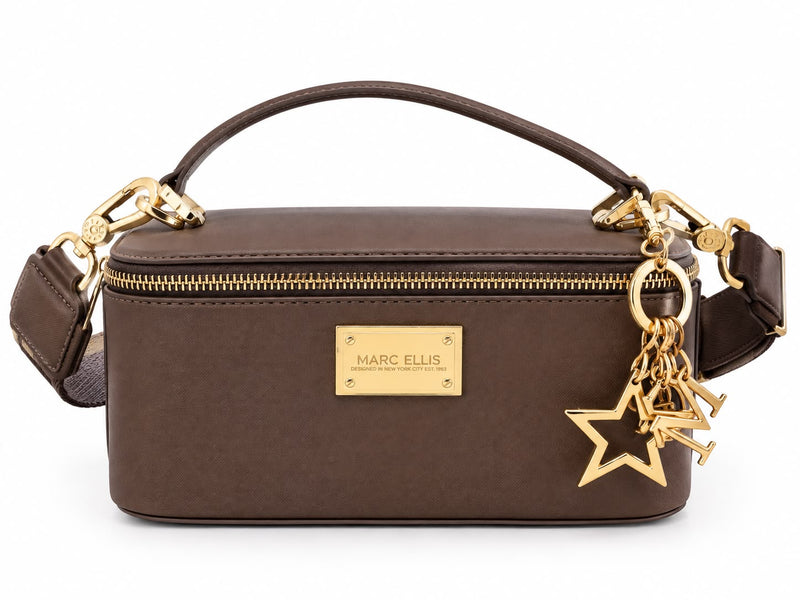 Marc Ellis Borsa A Mano/ Tracolla Flat Drop Chocolate