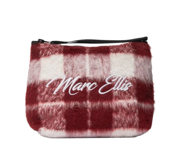 Marc Ellis Pochette Buby Check Clutch Rubino