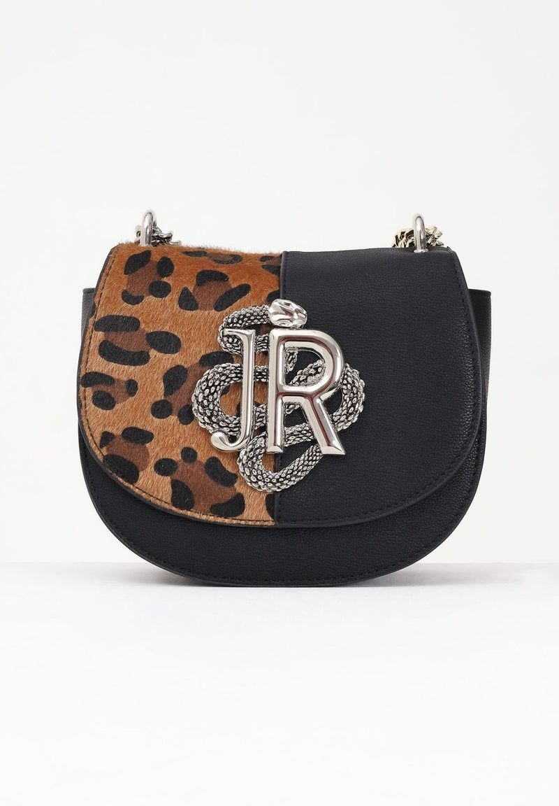 John Richmond Borsa A Spalla Nera/Maculata