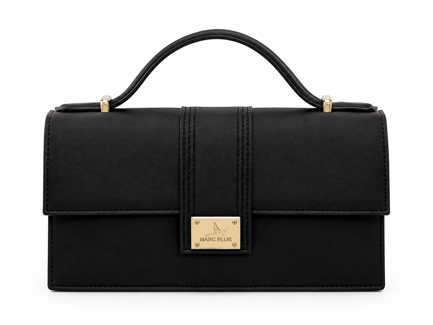 Marc Ellis Borsa A Mano/ Tracolla Flat Arrow 27 Black/Gold