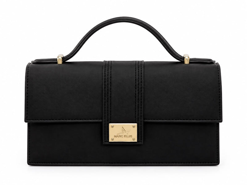 Marc Ellis Borsa A Mano/ Tracolla Flat Arrow 27 Black/Gold