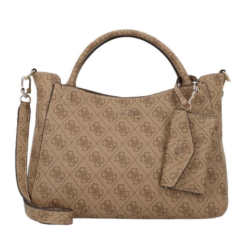 Guess Borsa a Mano Brenton Logata Beige
