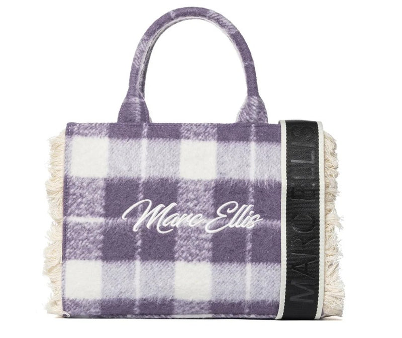Marc Ellis Borsa A Mano Buby Check M Purple