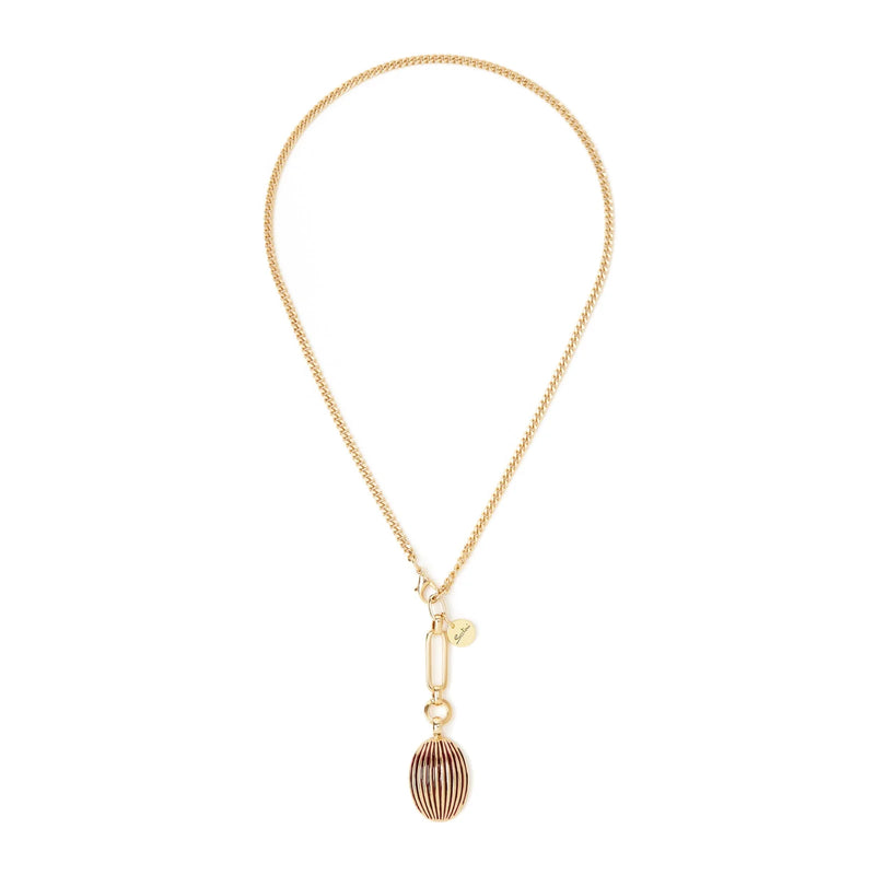 Sodini Girocollo con lungo pendente Malena - Rosso