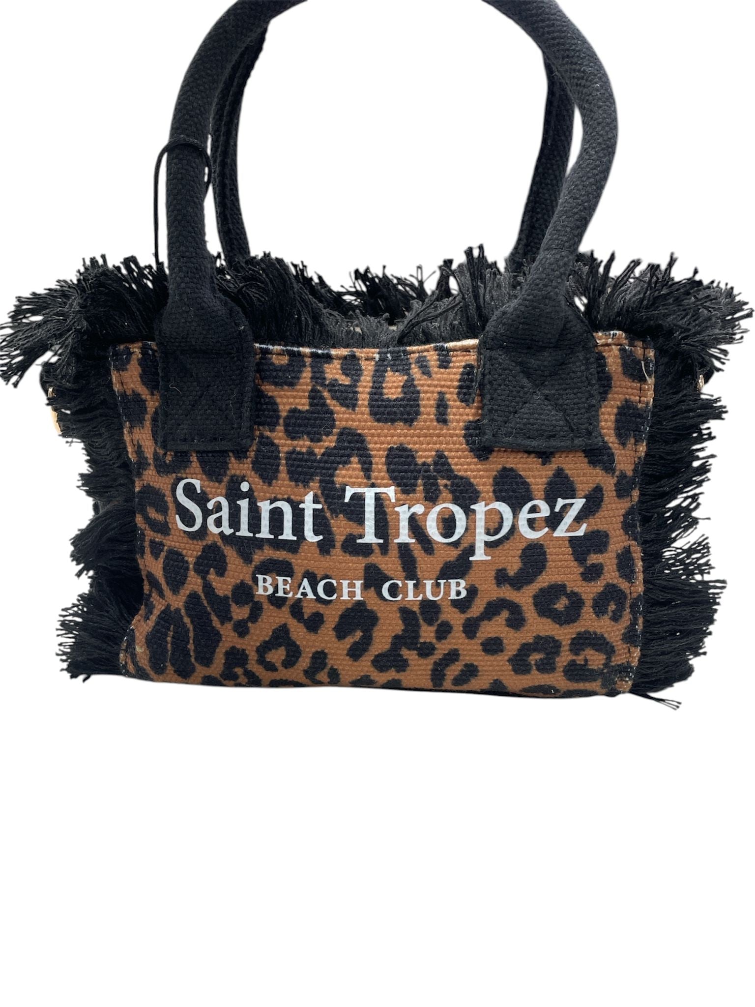 Kuvè Borsetta Mare a Mano/Tracolla Marrone Leopard