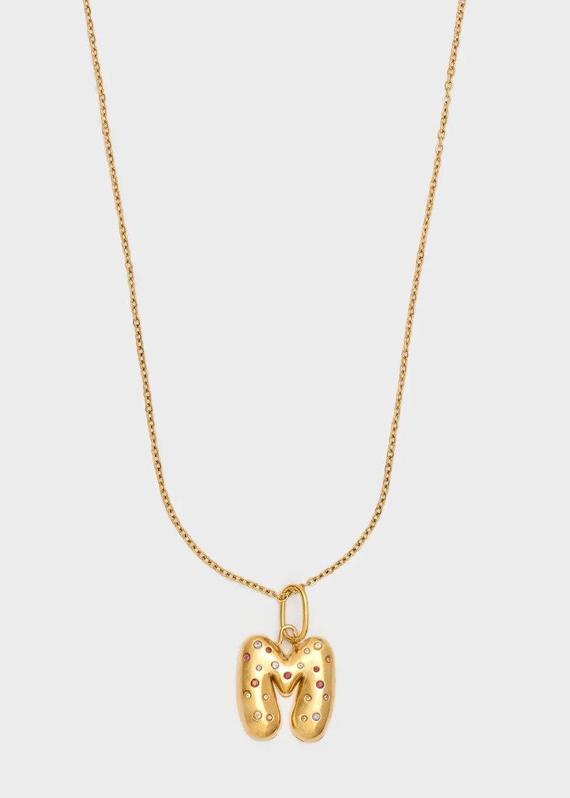 Nali' Collana Chunky Lettera Oro