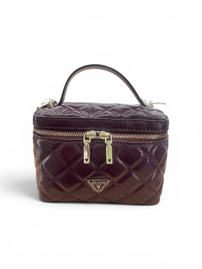 Guess Borsa a Mano/Tracolla Juliet Mini Burgundy QT245677