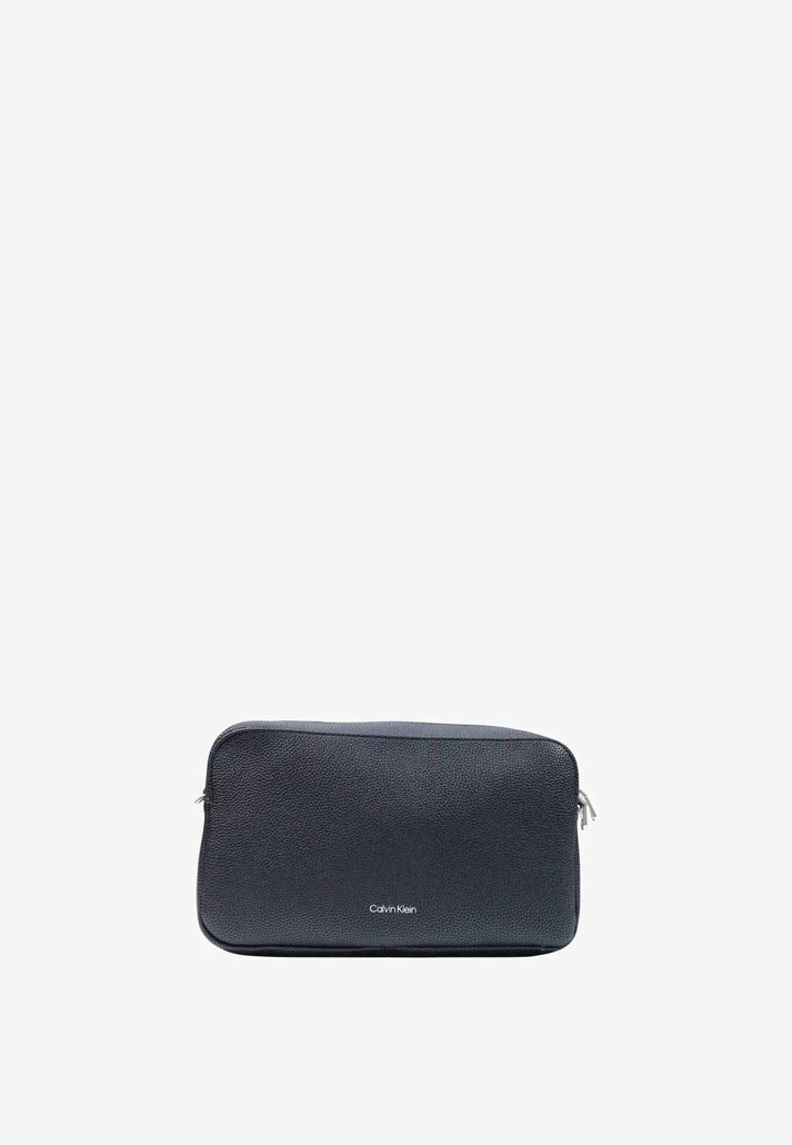 Calvin Klein Borsa A Tracolla Webbing 2X STRAP LG CAMERA BAG Black LV04F3642G UB1