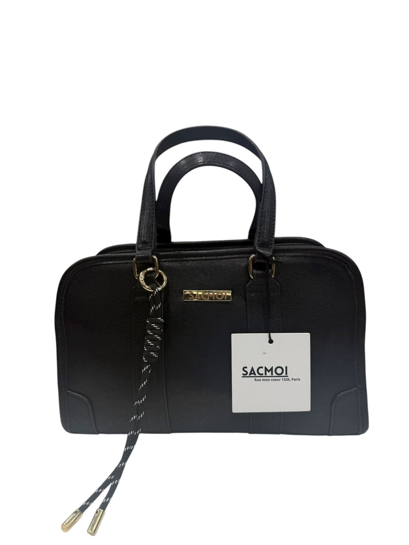 Sacmoi Bauletto a Mano/Tracolla Nero Afrodite
