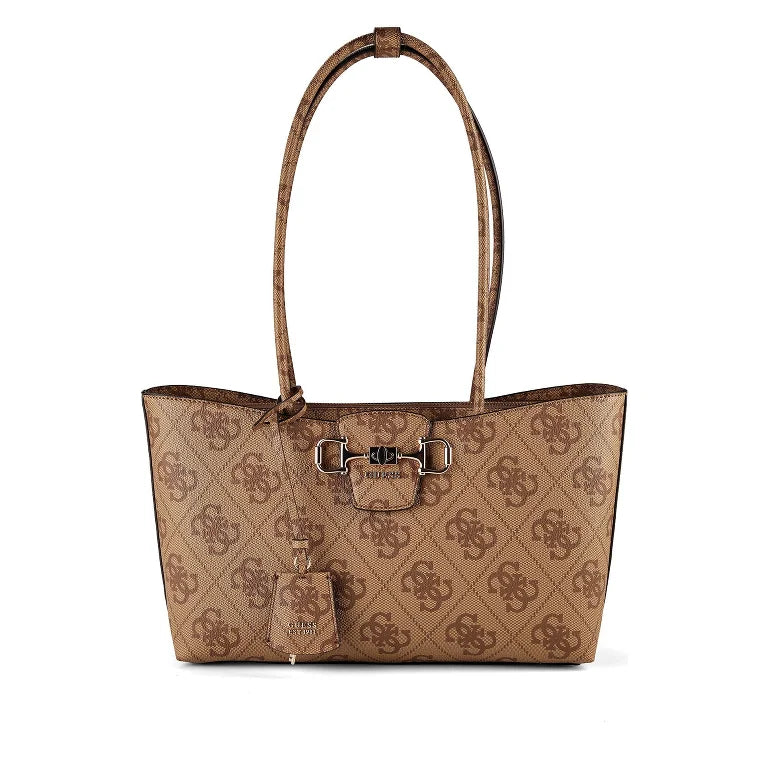Guess Borsa A Spalla Janie Logo Latte Logo OS992423