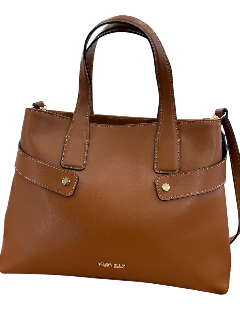 Marc Ellis Borsa A Mano Ellie L BX Dark Cuoio/Gold