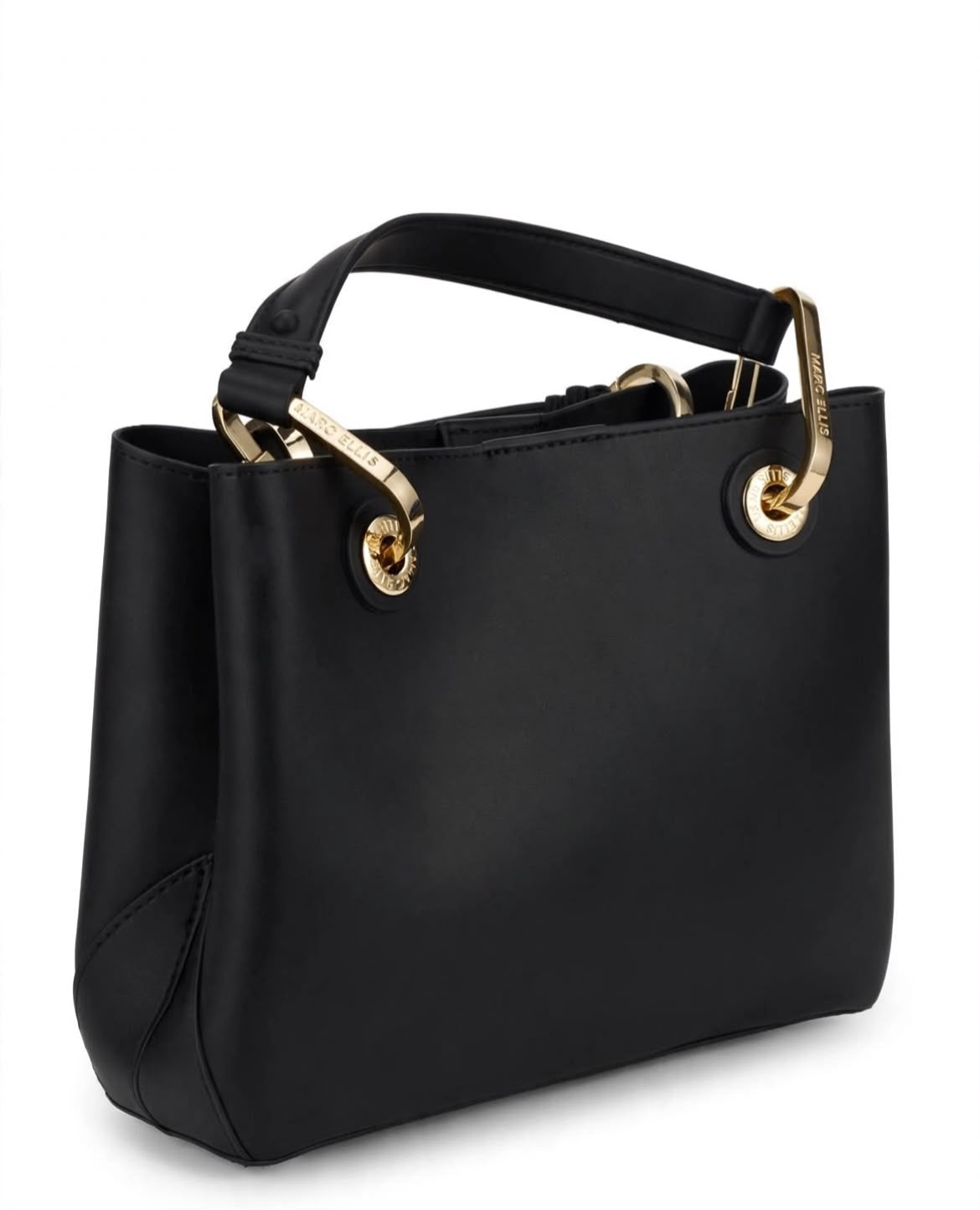 Marc Ellis Borsa A Mno/Tracolla Flat Flat Kira S Dark Black/Gold