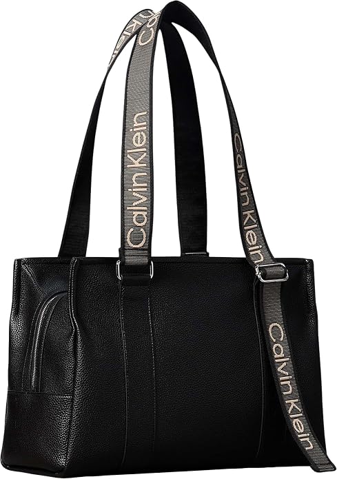 Calvin Klein Borsa A Spalla Black Webbing ADJ STRAP LV04F3644G UB1