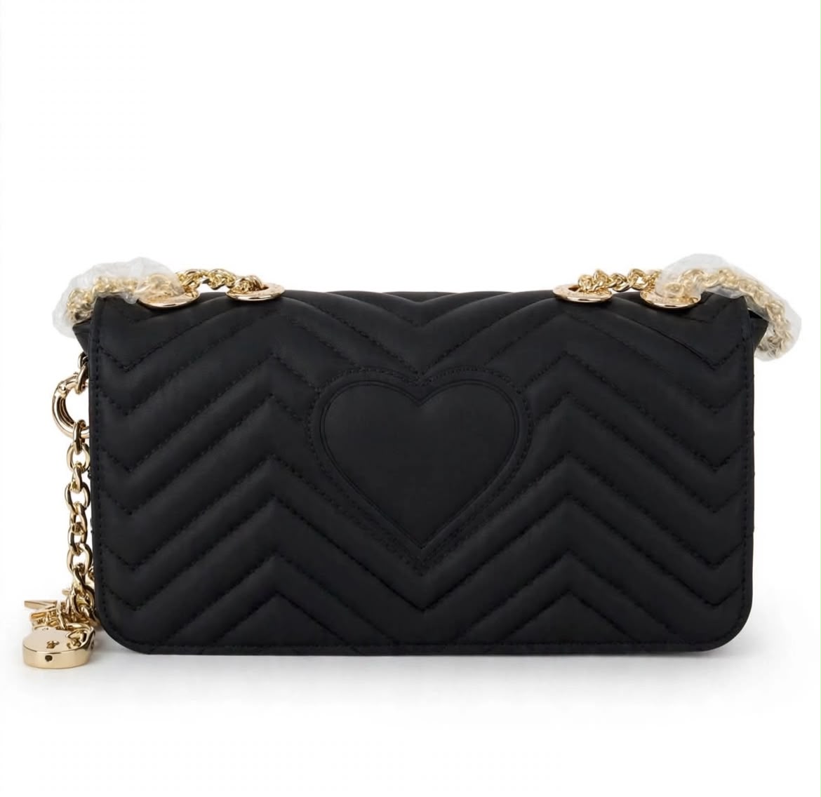 Marc Ellis Borsa A Spalla/Tracolla Flat Halo Black/Gold