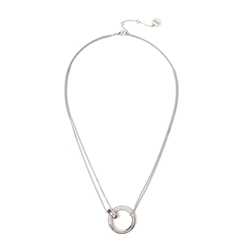 Sodini Collana corta doppio filo Judith - Argento