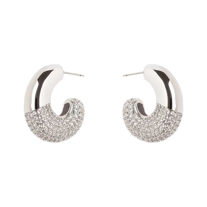 Sodini Orecchini a cerchio spesso Judith - Argento