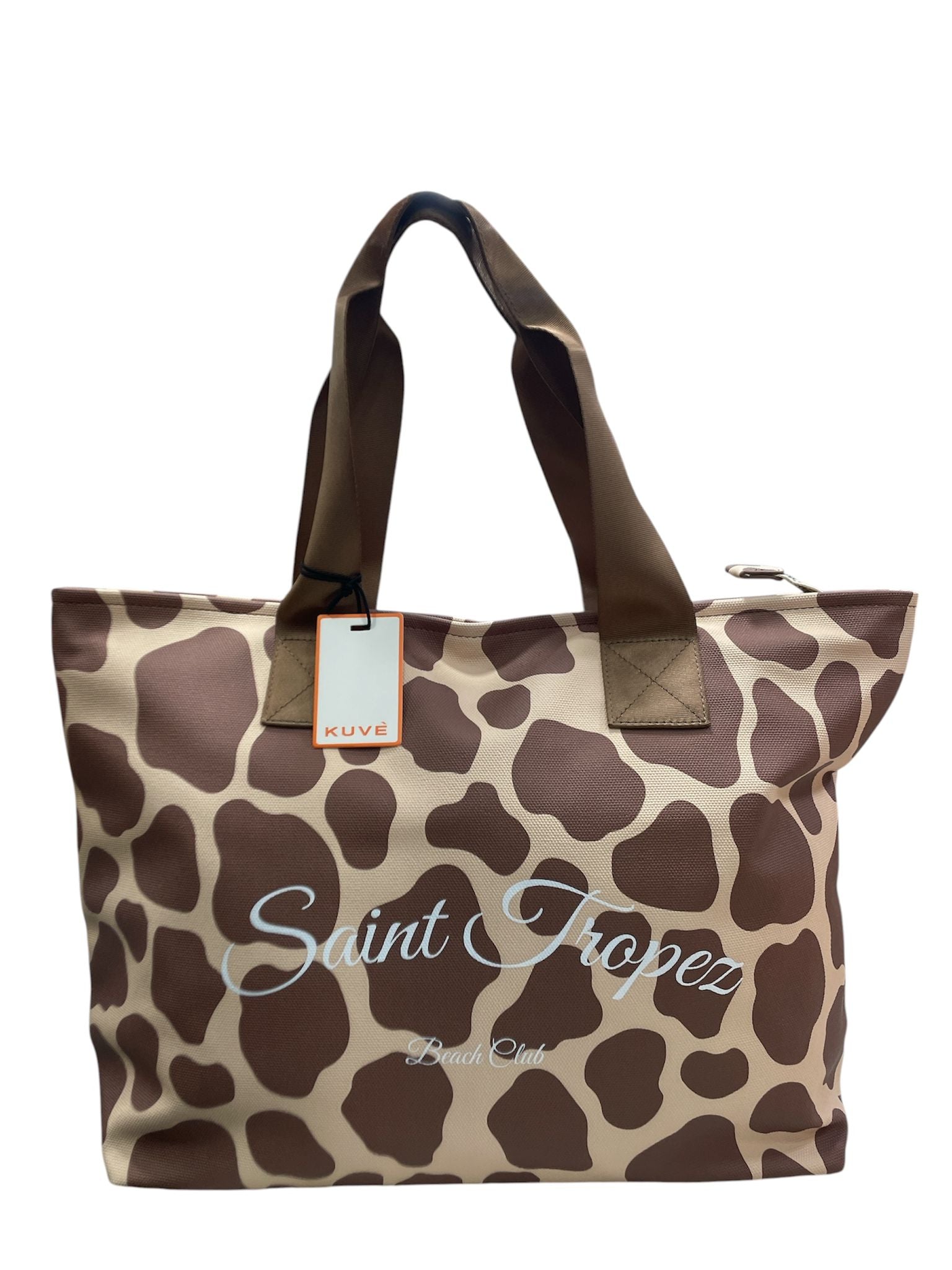 Kuvè Borsa Mare Marrone Leopard