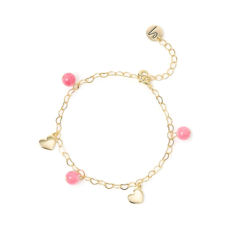 Sodini Bijoux Bracciale catena di cuoricini Candy Love - Rosa 900648