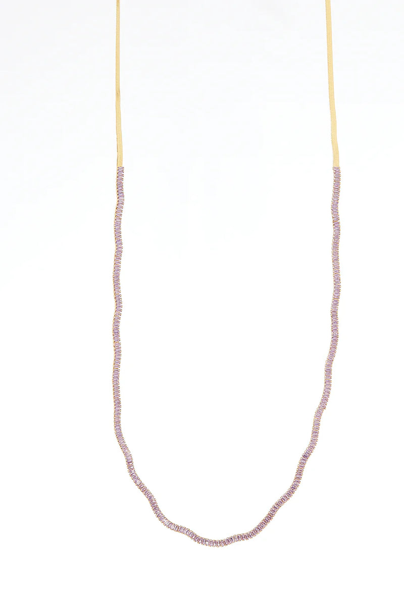 Sodini Bijoux Collana Lunga Serenissima Viola/Oro 912889V