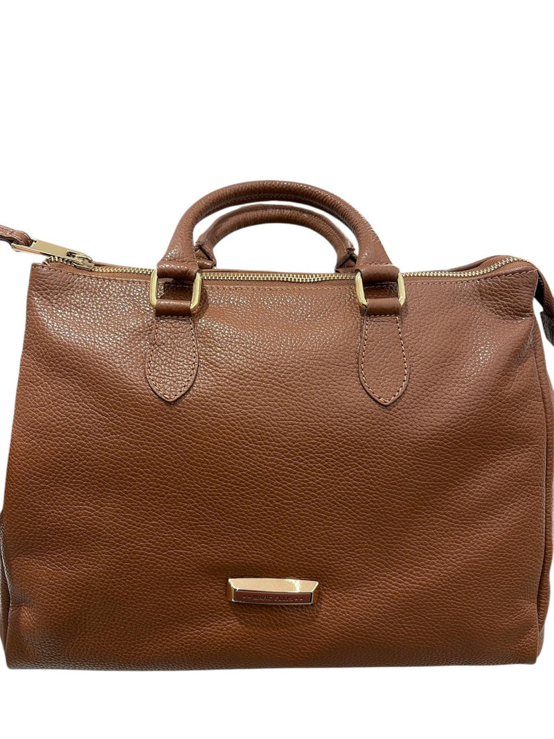 Marc Ellis Borsa A Mano/Tracolla Sabella Do Dark Cuoio/Gold