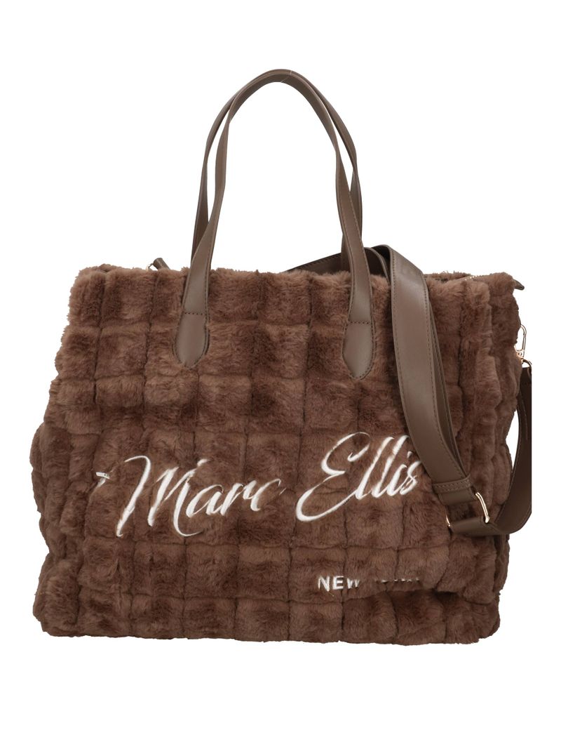 Marc Ellis Borsa A Mano Buby Hair L Cocoa