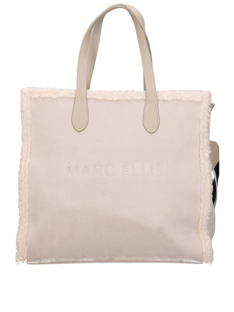 Marc Ellis Borsa A Mano Buby Suede L Taupe
