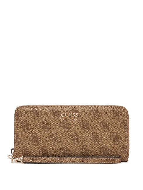 Guess Portafoglio Grande Brenton Logato Beige