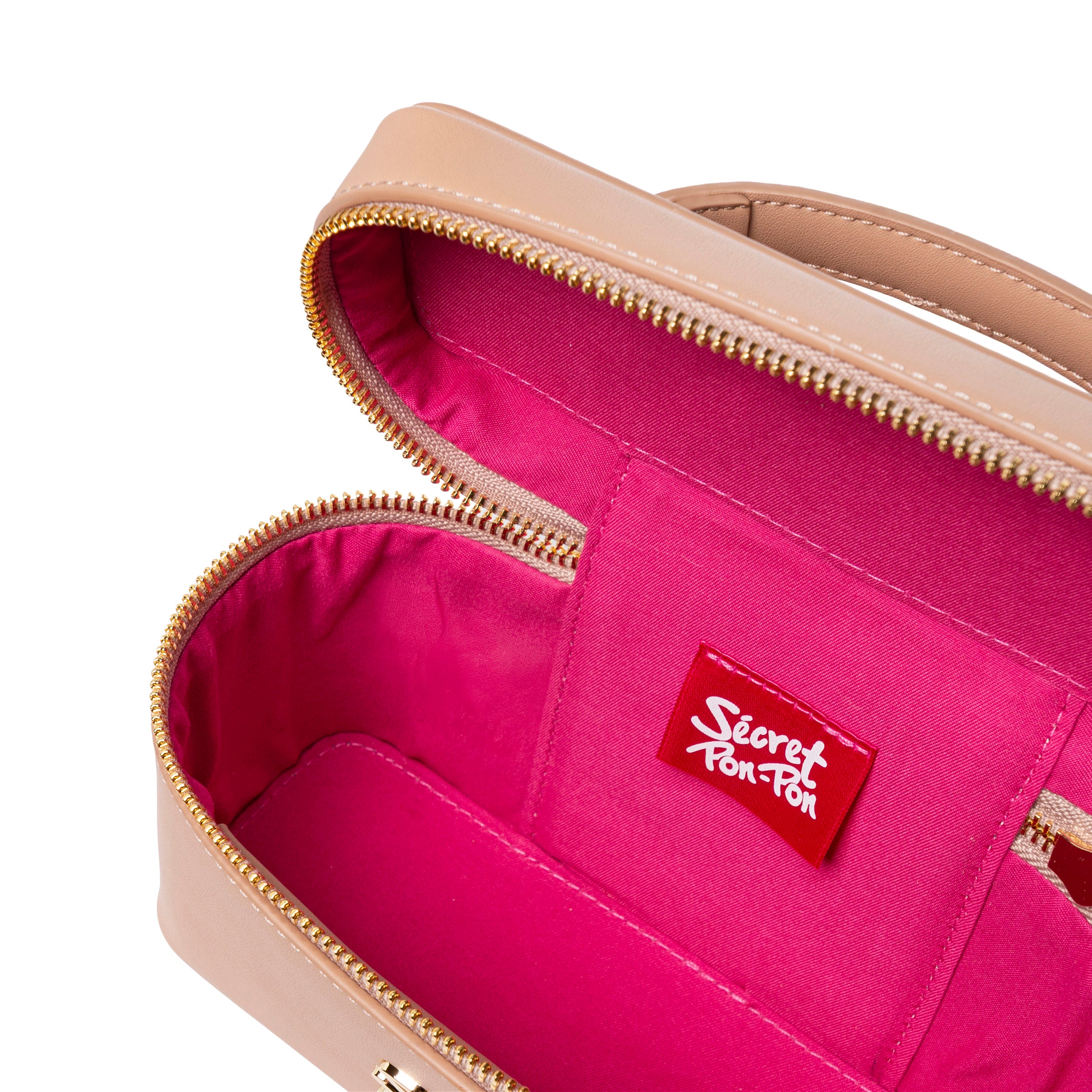 Secret Pon Pon Borsa a Mano/Tracolla Rosa Alexandra Beauty