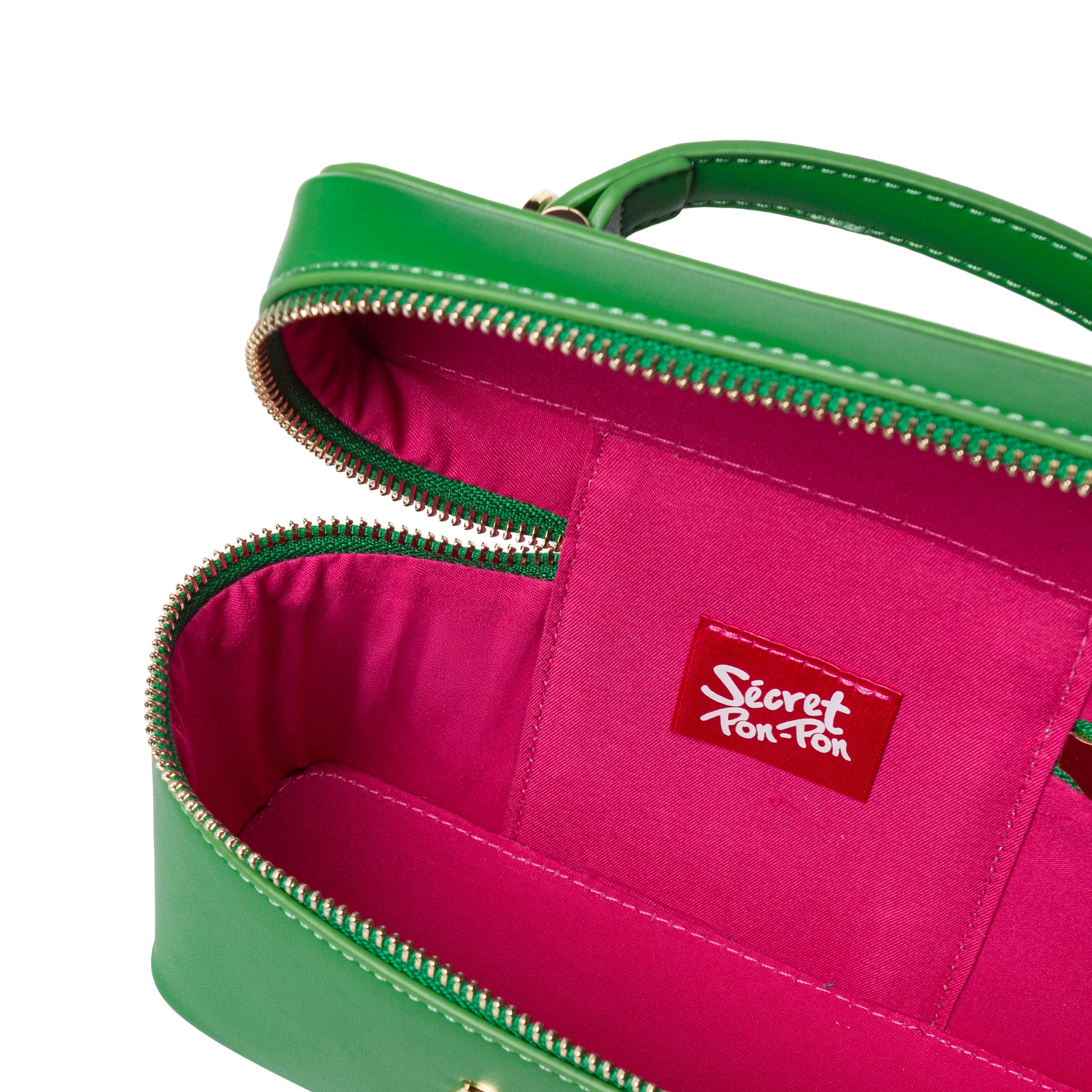Secret Pon Pon Borsa a Mano/Tracolla Verde Alexandra Beauty