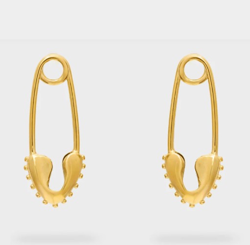 Nali' Orecchini Spilla Con Cuore Oro MEOR0773