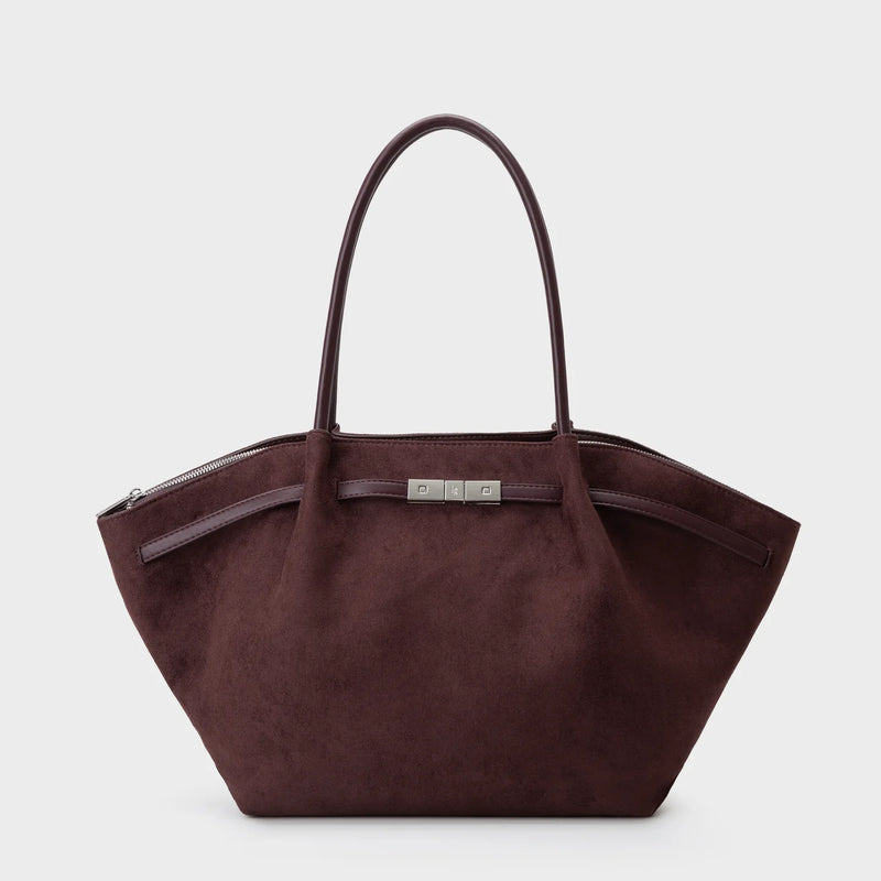 Label Rose Borsa A Spalla/Tracolla Brielle Big Melanzana/Silver