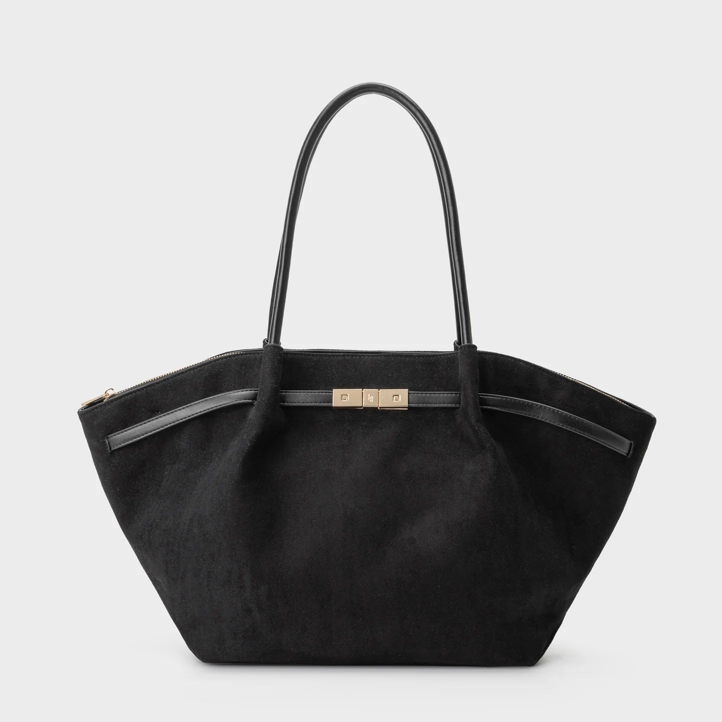 Label Rose Borsa A Spalla/Tracolla Brielle Big Nero/Gold