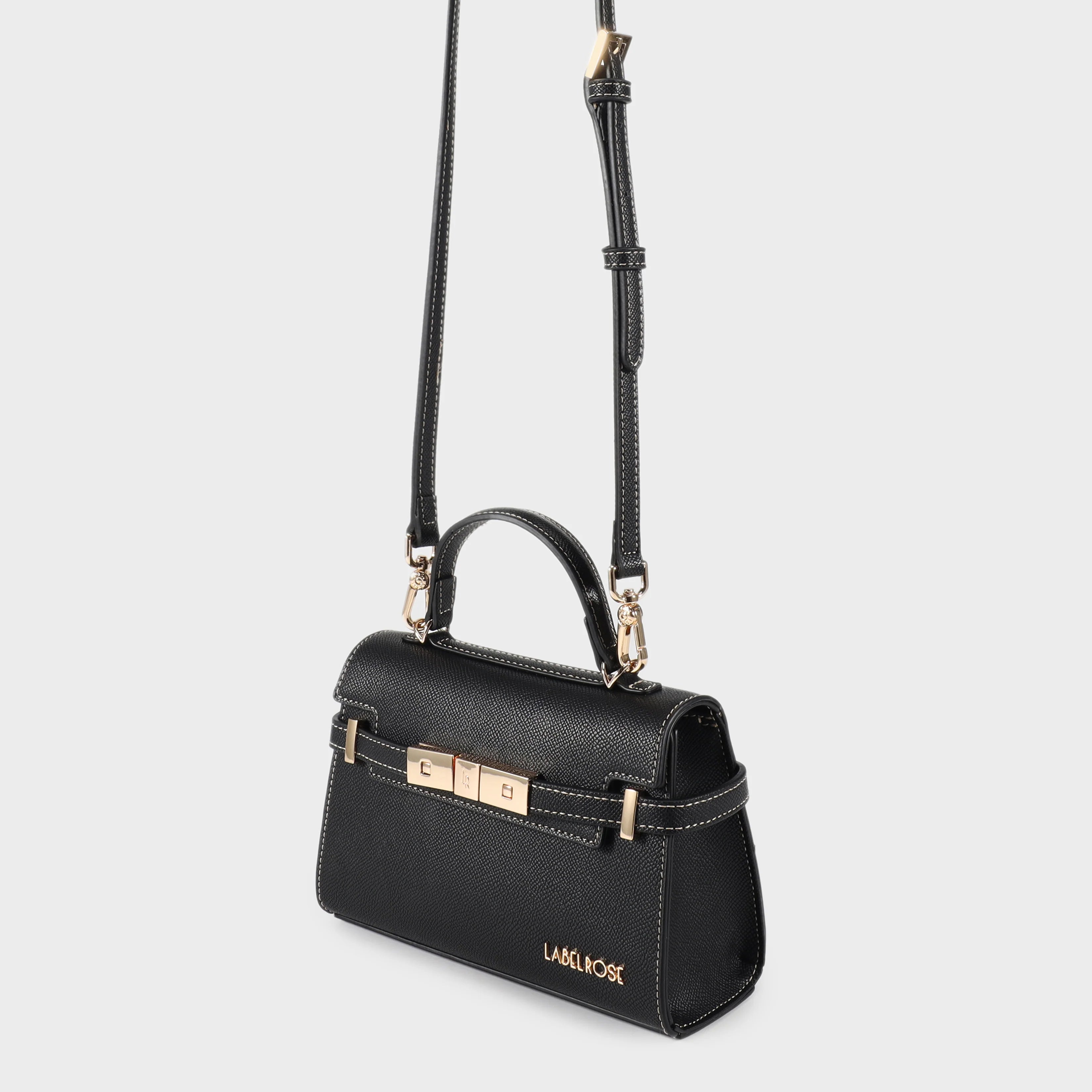 Label Rose Borsa a Mano Grace Black/Gold