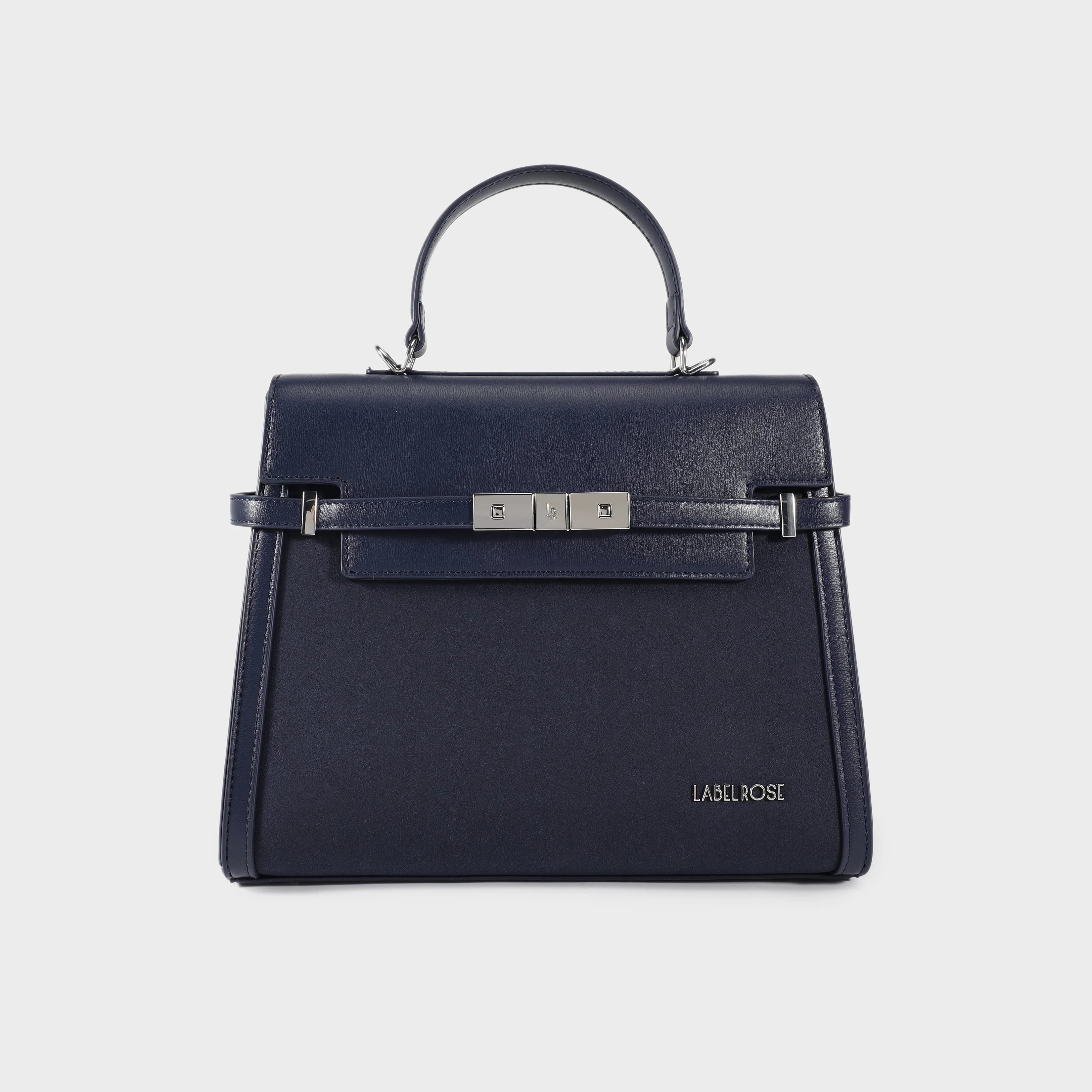Borsa a mano GRACE SUEDE BIG - BLUE