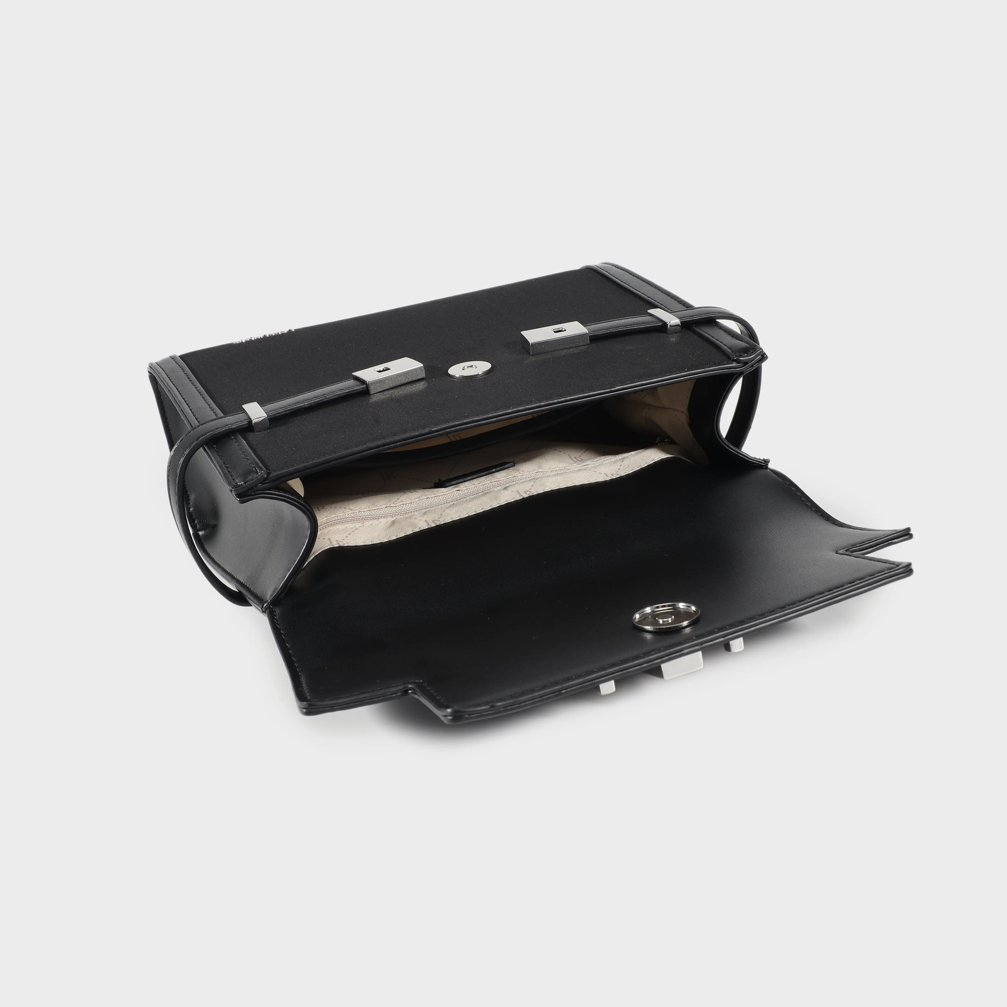 Borsa a mano GRACE SUEDE MEDIUM - BLACK