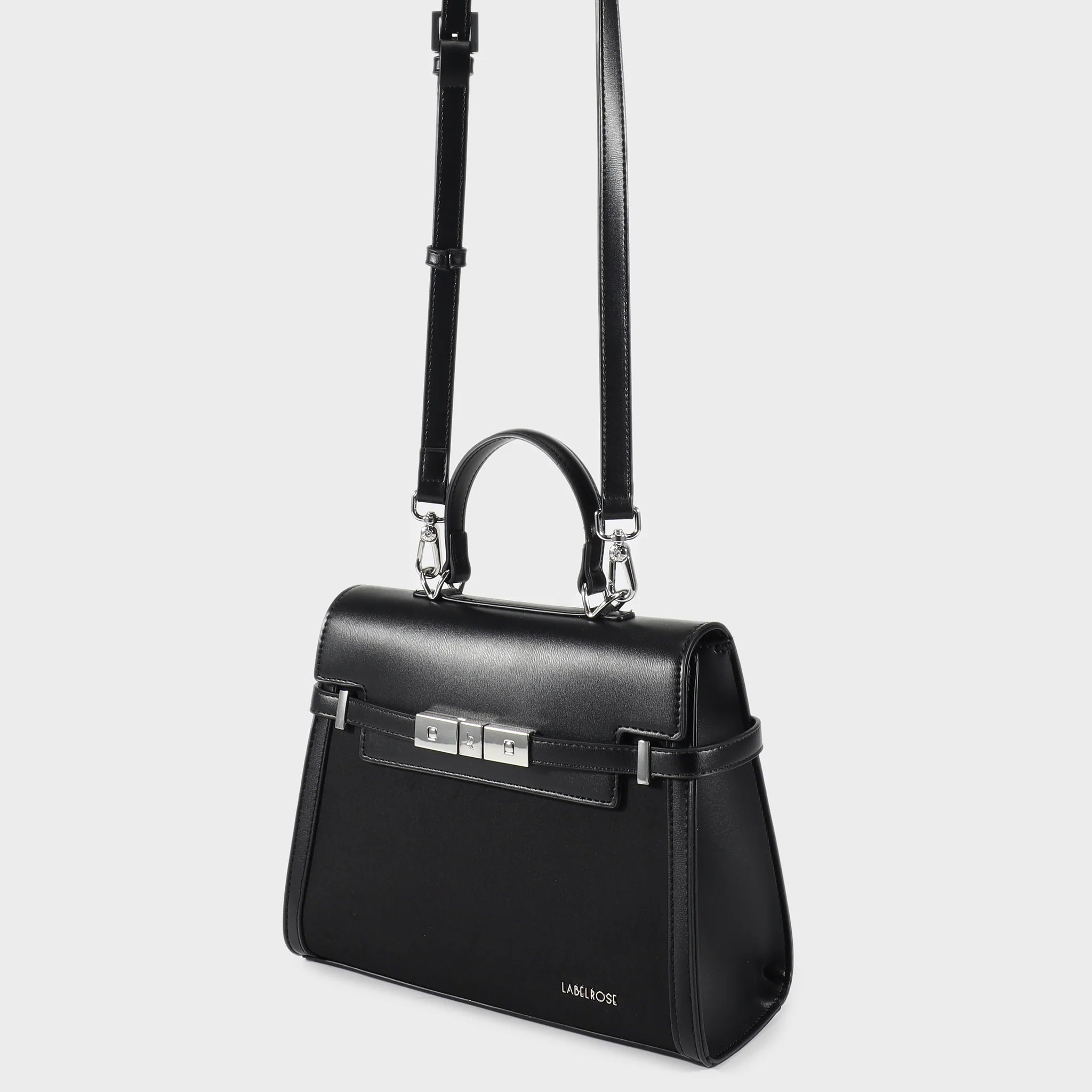 Borsa a mano GRACE SUEDE MEDIUM - BLACK
