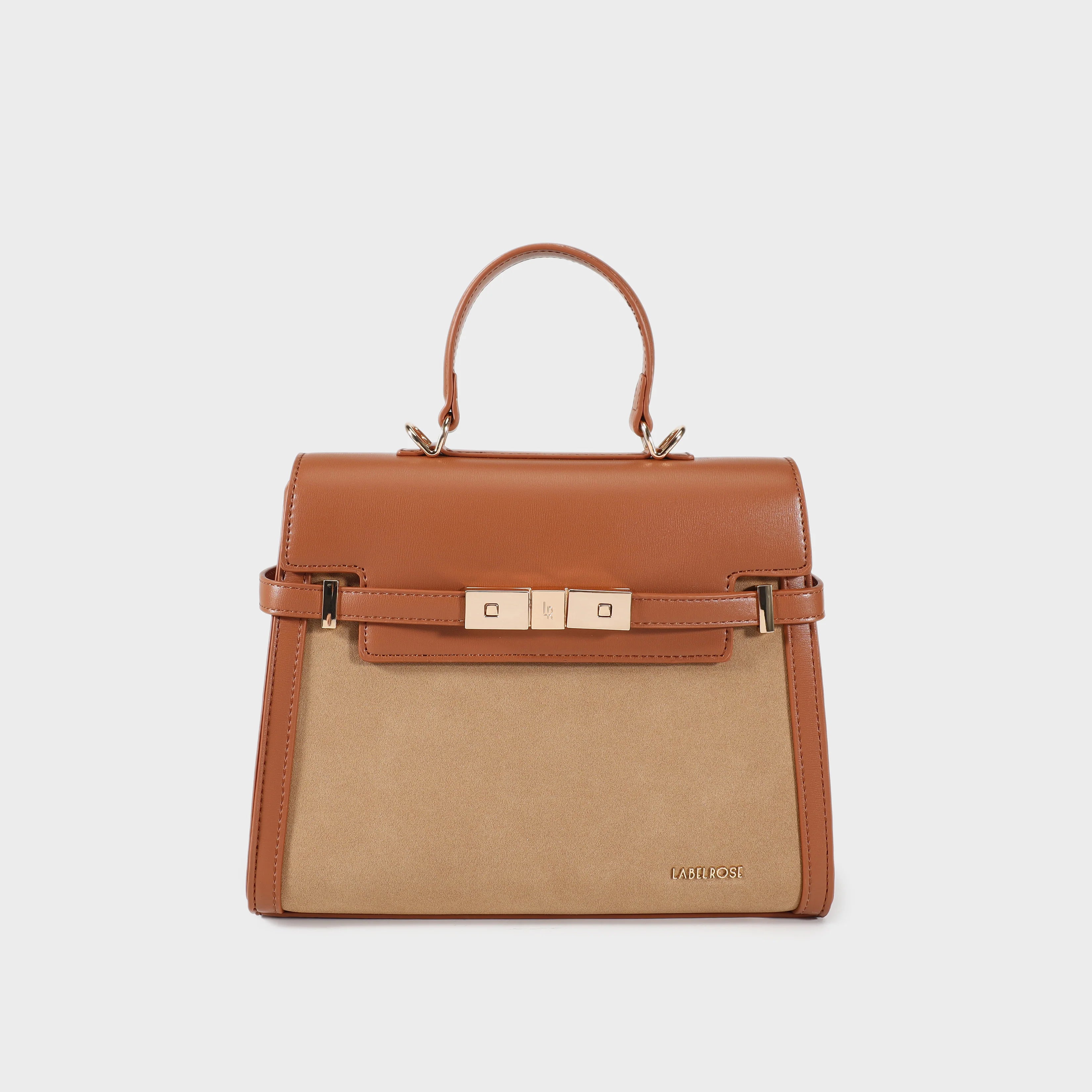 Borsa a mano GRACE SUEDE MEDIUM - CAMEL
